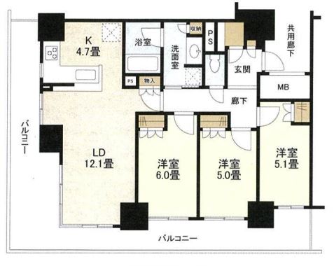 物件○○の間取り図