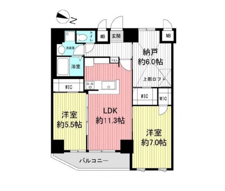 物件○○の間取り図