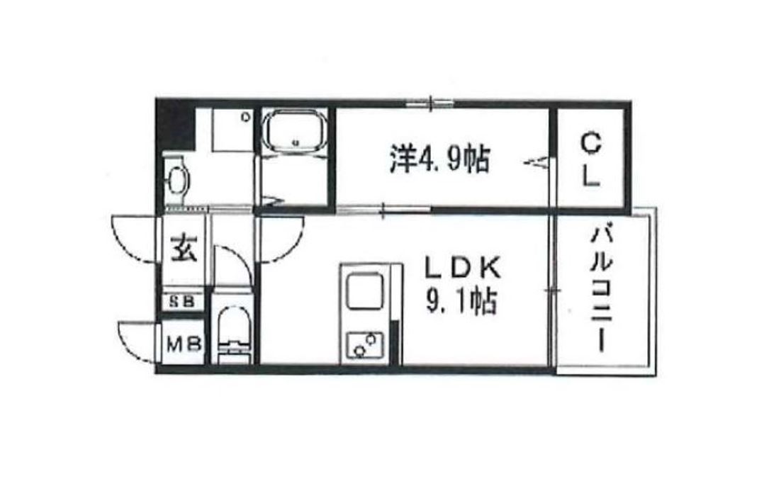 物件○○の間取り図