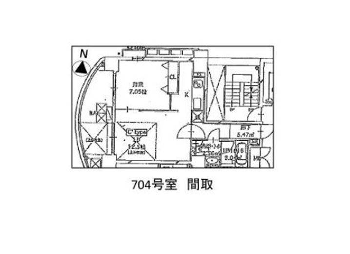 物件○○の間取り図