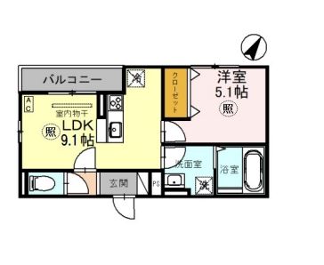 物件○○の間取り図