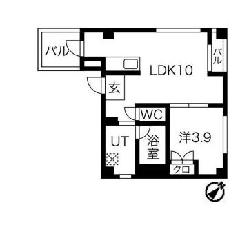 物件○○の間取り図