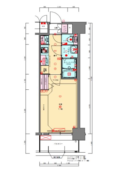 物件○○の間取り図