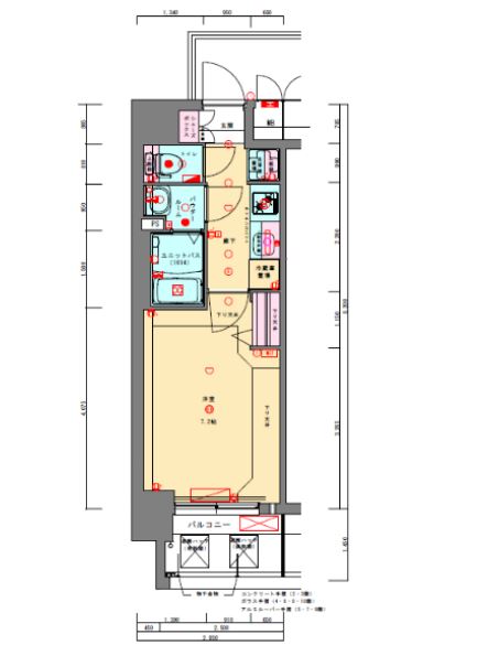 物件○○の間取り図