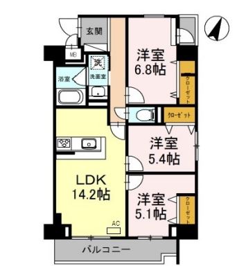 物件○○の間取り図