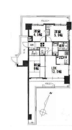 物件○○の間取り図