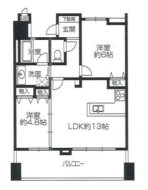 物件○○の間取り図