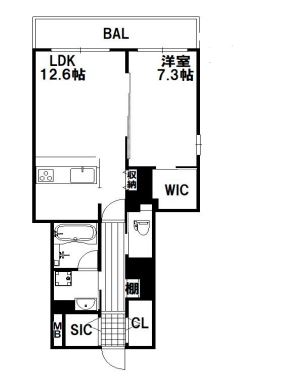 物件○○の間取り図