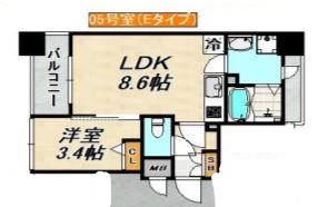 物件○○の間取り図