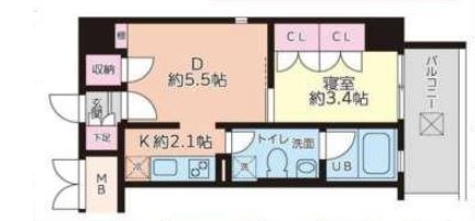 物件○○の間取り図