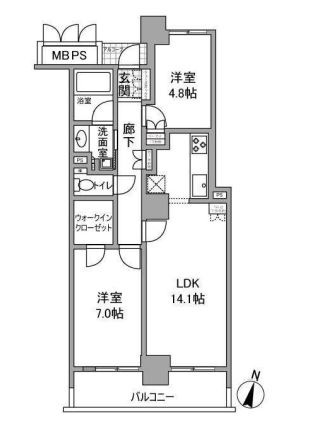 物件○○の間取り図