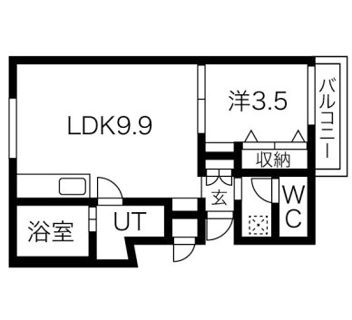 物件○○の間取り図