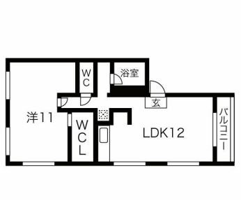 物件○○の間取り図