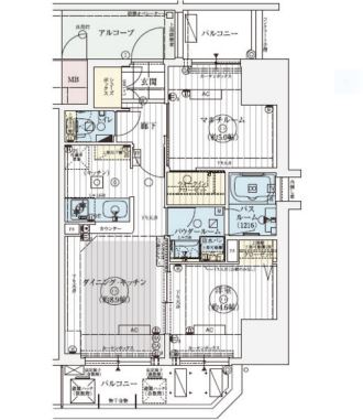 物件○○の間取り図