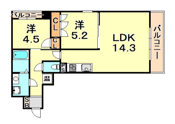 物件○○の間取り図