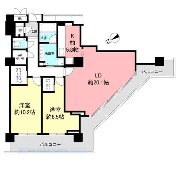 物件○○の間取り図