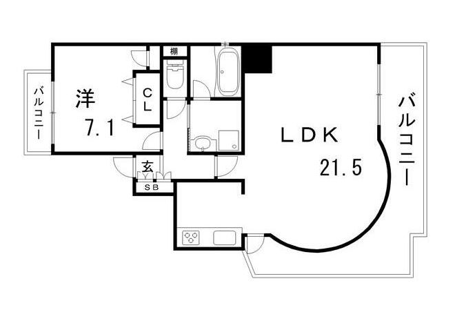 物件○○の間取り図