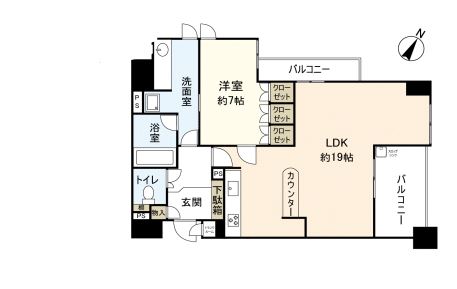 物件○○の間取り図