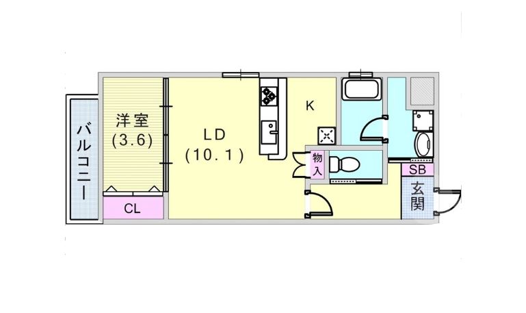 物件○○の間取り図