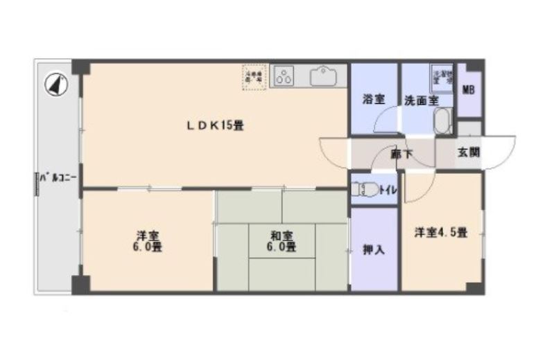 物件○○の間取り図