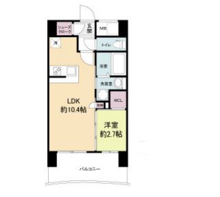 物件○○の間取り図