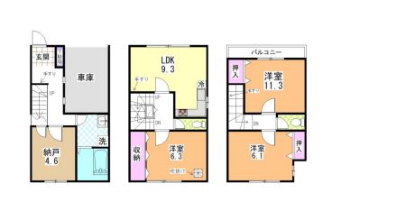 物件○○の間取り図