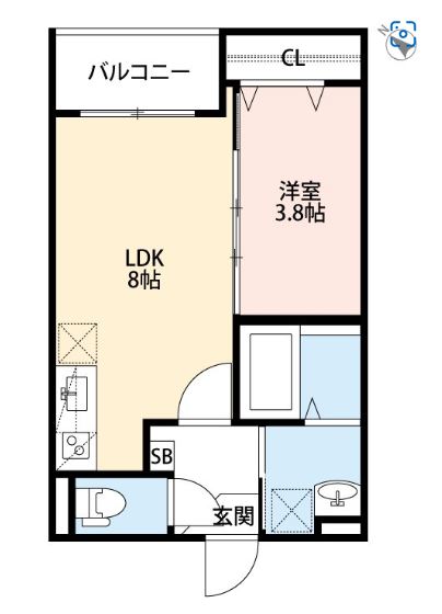 物件○○の間取り図