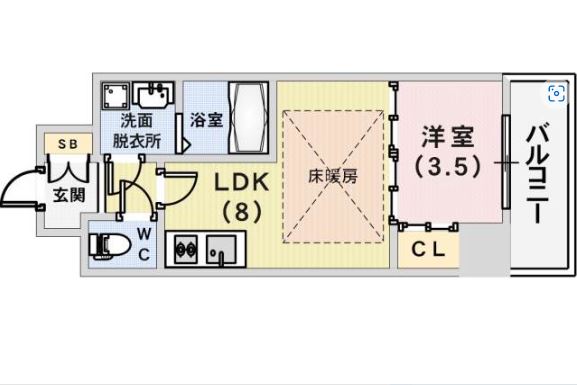 物件○○の間取り図