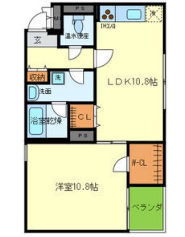 物件○○の間取り図