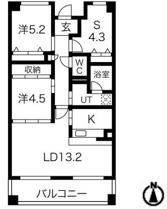 物件○○の間取り図