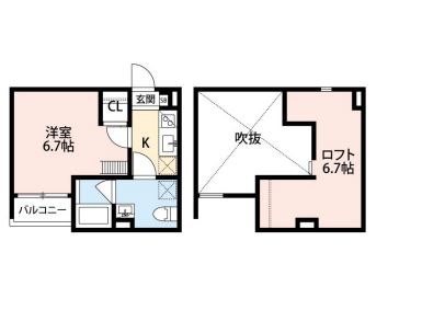 物件○○の間取り図