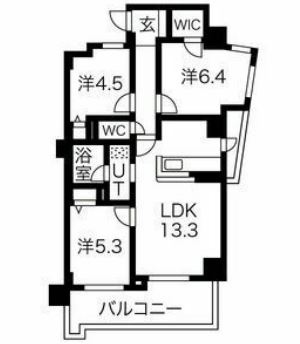 物件○○の間取り図