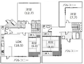 物件○○の間取り図