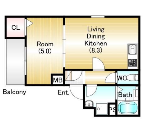 物件○○の間取り図