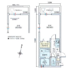 物件○○の間取り図