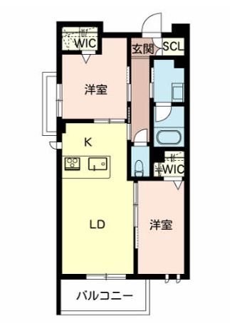 物件○○の間取り図