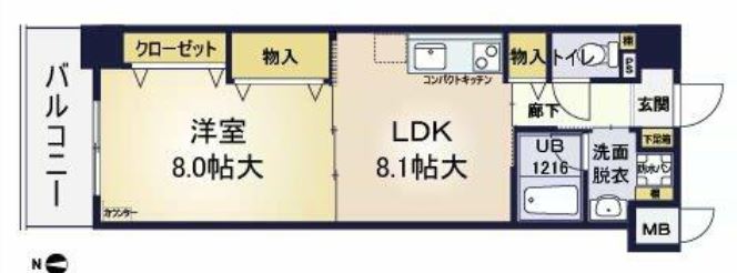 物件○○の間取り図