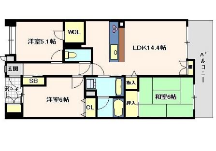 物件○○の間取り図