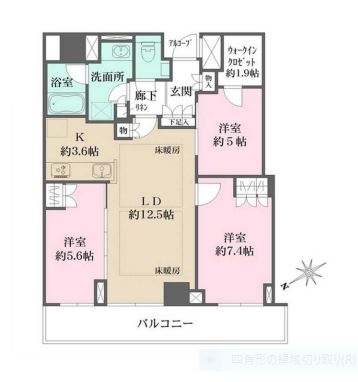 物件○○の間取り図