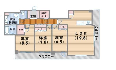 物件○○の間取り図