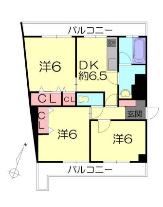 物件○○の間取り図