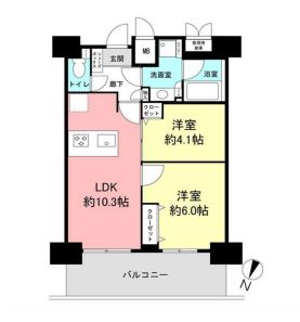 物件○○の間取り図