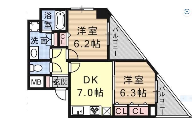 物件○○の間取り図