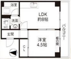 物件○○の間取り図