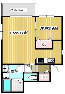 物件○○の間取り図