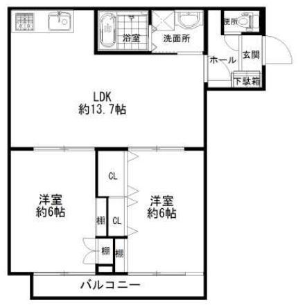 物件○○の間取り図