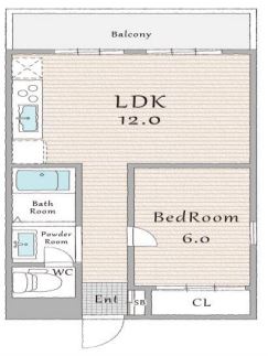 物件○○の間取り図