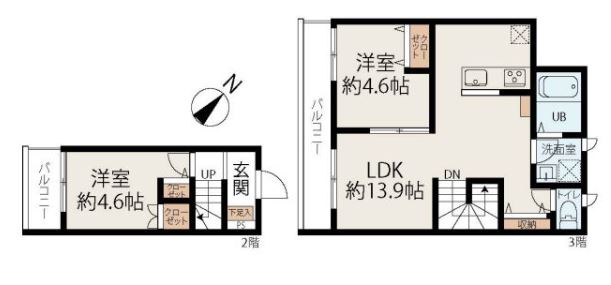 物件○○の間取り図