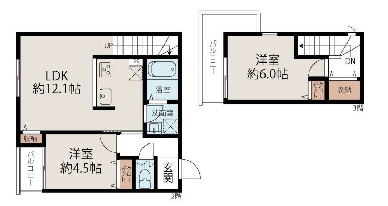 物件○○の間取り図