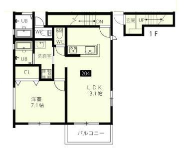 物件○○の間取り図